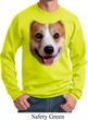 Mens Corgi Sweatshirt Big Corgi Face Sweat Shirt