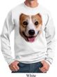 Mens Corgi Sweatshirt Big Corgi Face Sweat Shirt