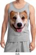 Mens Corgi Tanktop Big Corgi Face Tank Top