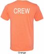 Mens Crew Back Print Tri Blend Shirt