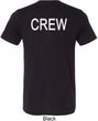 Mens Crew Back Print Tri Blend Shirt