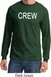 Mens Crew Long Sleeve Shirt