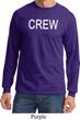 Mens Crew Long Sleeve Shirt