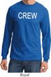 Mens Crew Long Sleeve Shirt