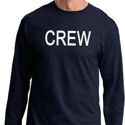 Mens Crew Long Sleeve Shirt