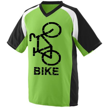 Mens Cycle Moisture-Wicking Performance Bike Shirt