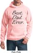 Mens Dad Hoodie Best Dad Ever Black Print Hoody