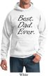 Mens Dad Hoodie Best Dad Ever Black Print Hoody