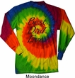 Mens Dad Shirt Best Dad Ever Black Print Long Sleeve Tie Dye T-shirt