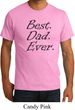Mens Dad Shirt Best Dad Ever Black Print Organic Tee T-Shirt