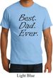 Mens Dad Shirt Best Dad Ever Black Print Organic Tee T-Shirt