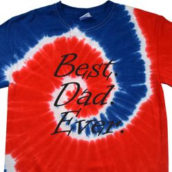 Mens Dad Shirt Best Dad Ever Black Print Patriotic Tie Dye Tee T-shirt Mens Dad Shirt Best Dad Ever Black Print Patriotic Tie Dye Tee T-shirt