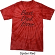 Mens Dad Shirt Best Dad Ever Black Print Spider Tie Dye Tee T-shirt
