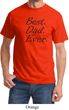 Mens Dad Shirt Best Dad Ever Black Print Tee T-Shirt