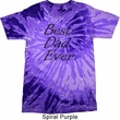 Mens Dad Shirt Best Dad Ever Black Print Tie Dye Tee T-shirt