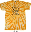 Mens Dad Shirt Best Dad Ever Black Print Twist Tie Dye Tee T-shirt
