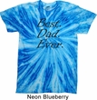 Mens Dad Shirt Best Dad Ever Black Print Twist Tie Dye Tee T-shirt