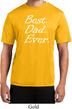 Mens Dad Shirt Best Dad Ever White Print Moisture Wicking Tee T-Shirt