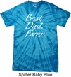 Mens Dad Shirt Best Dad Ever White Print Spider Tie Dye Tee T-shirt