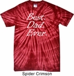 Mens Dad Shirt Best Dad Ever White Print Spider Tie Dye Tee T-shirt