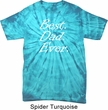 Mens Dad Shirt Best Dad Ever White Print Spider Tie Dye Tee T-shirt