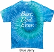 Mens Dad Shirt Best Dad Ever White Print Tie Dye Tee T-shirt