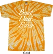 Mens Dad Shirt Best Dad Ever White Print Twist Tie Dye Tee T-shirt
