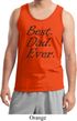 Mens Dad Tanktop Best Dad Ever Black Print Tank Top