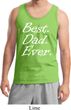 Mens Dad Tanktop Best Dad Ever White Print Tank Top