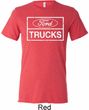 Mens Distressed Ford Trucks Tri Blend Crewneck Shirt