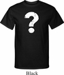 Mens Distressed Question Tall Shirt
