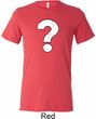 Mens Distressed Question Tri Blend Crewneck Shirt