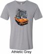 Mens Dodge 1970 Plymouth Hemi Cuda Tri Blend Crewneck Shirt