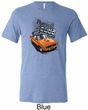 Mens Dodge 1970 Plymouth Hemi Cuda Tri Blend Crewneck Shirt