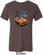 Mens Dodge 1970 Plymouth Hemi Cuda Tri Blend Crewneck Shirt