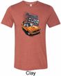 Mens Dodge 1970 Plymouth Hemi Cuda Tri Blend Crewneck Shirt