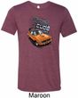 Mens Dodge 1970 Plymouth Hemi Cuda Tri Blend Crewneck Shirt