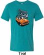Mens Dodge 1970 Plymouth Hemi Cuda Tri Blend Crewneck Shirt