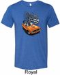 Mens Dodge 1970 Plymouth Hemi Cuda Tri Blend Crewneck Shirt