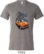 Mens Dodge 1970 Plymouth Hemi Cuda Tri Blend V-neck Shirt