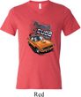 Mens Dodge 1970 Plymouth Hemi Cuda Tri Blend V-neck Shirt