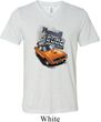 Mens Dodge 1970 Plymouth Hemi Cuda Tri Blend V-neck Shirt