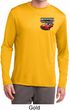 Mens Dodge American Made Muscle Pocket Print Dry Wicking Long Sleeve