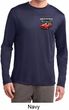 Mens Dodge American Made Muscle Pocket Print Dry Wicking Long Sleeve