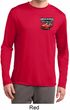Mens Dodge American Made Muscle Pocket Print Dry Wicking Long Sleeve