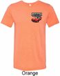 Mens Dodge American Made Muscle Pocket Print Tri Blend Crewneck Shirt