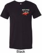 Mens Dodge American Made Muscle Pocket Print Tri Blend Crewneck Shirt