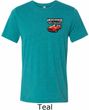 Mens Dodge American Made Muscle Pocket Print Tri Blend Crewneck Shirt