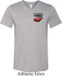 Mens Dodge American Made Muscle Pocket Print Tri Blend V-neck Shirt