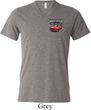 Mens Dodge American Made Muscle Pocket Print Tri Blend V-neck Shirt